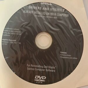 Dell Driver and Utilities Studio software 2010 sealed